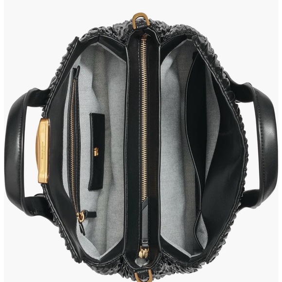 Donna Karan Amagansett Pleated Satchel - Picture 11 of 14